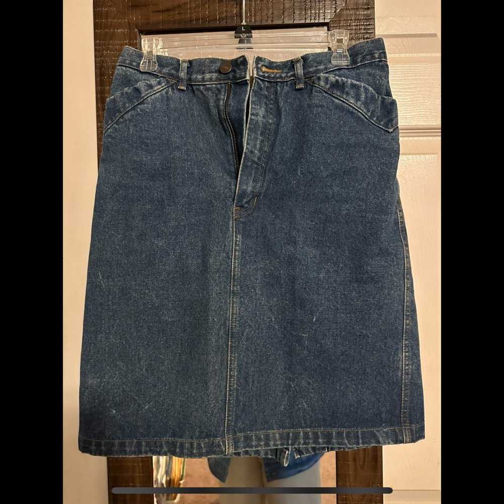 Vintage "Work Force The Gap" Knee Length Skirt